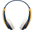 JVC TINYPHONES HA-KD10W Wireless Bluetooth Kids Headphones - Yellow & Blue