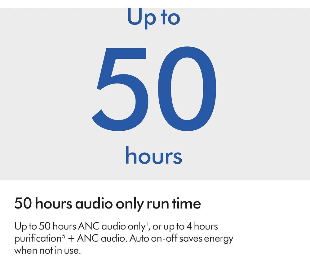 DYSON Zone Kabellose Bluetooth Noise-Cancelling Luftreinigende Kopfhörer - Blau