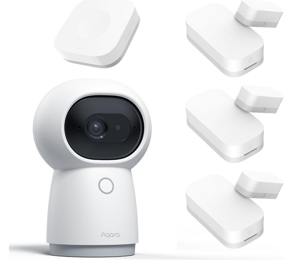 AQARA G3 2K WiFi Security Camera Hub Kit with Sensors & Mini Switch