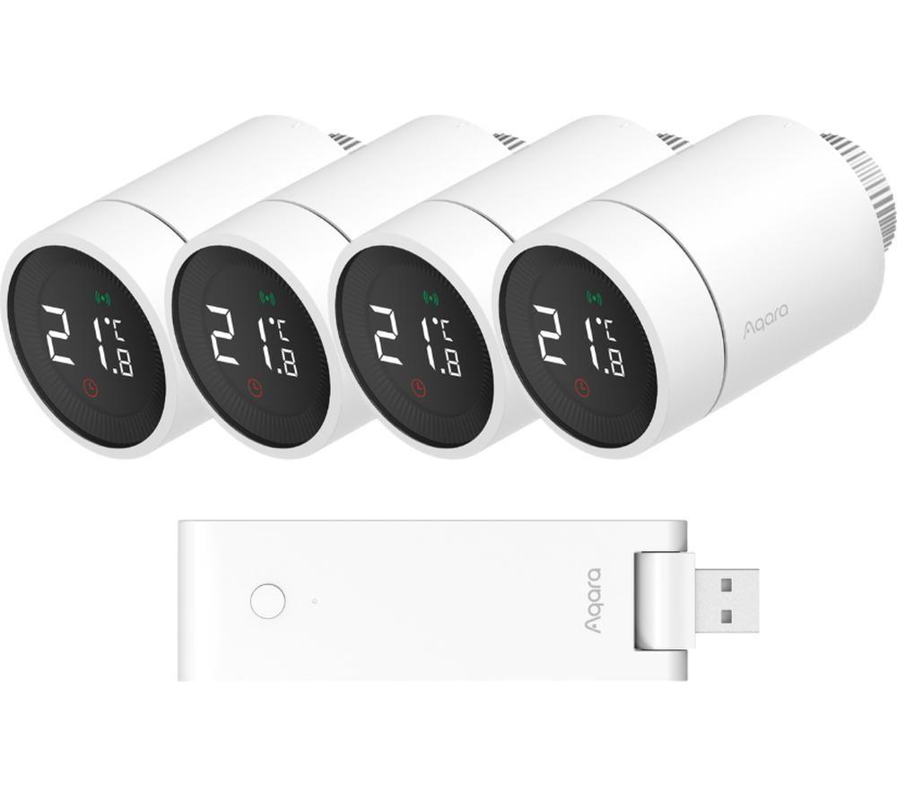 AQARA Wireless E1 Smart Thermostat Starter Kit - Four Pack