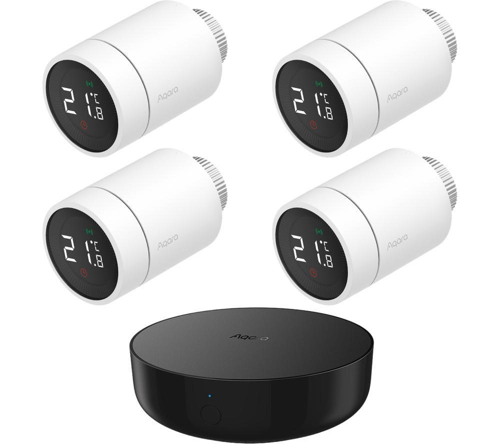 AQARA Wireless E1 Smart Radiator Thermostat Starter Kit - Pack of 4