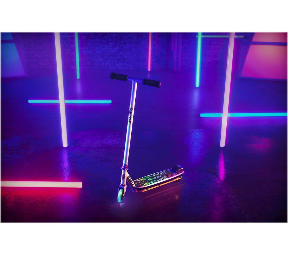 RAZOR ColorRave Electric Kids' Scooter - Silver