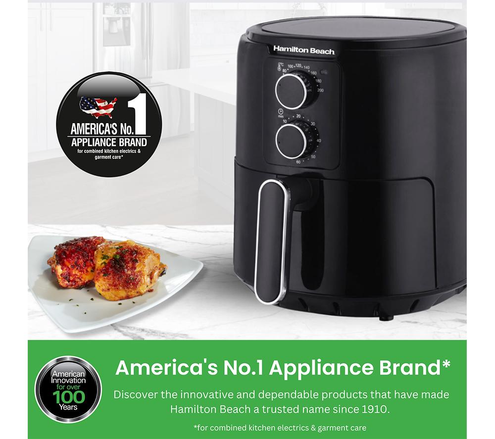 HAMILTON BEACH SimpliFry HB4001 Freidora de aire - Negro