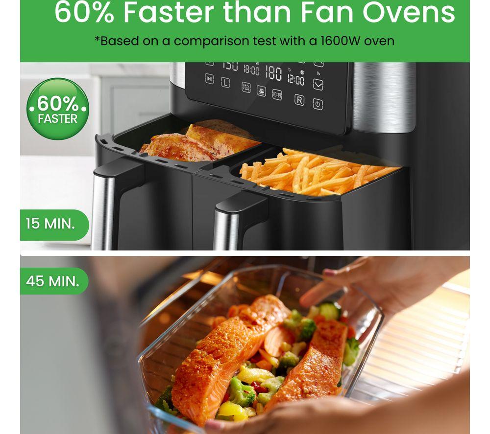 HAMILTON BEACH HealthyCook HB4006 Air Fryer - Black & Silver