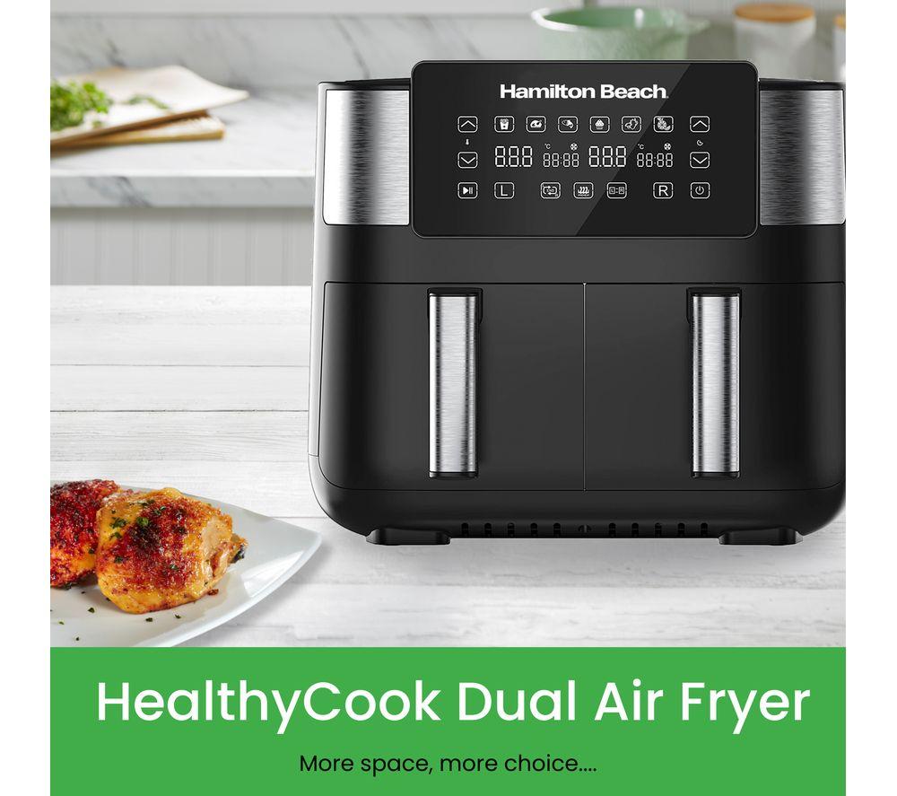 HAMILTON BEACH HealthyCook HB4006 Air Fryer - Black & Silver