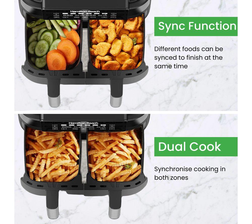 HAMILTON BEACH HealthyCook HB4006 Air Fryer - Black & Silver
