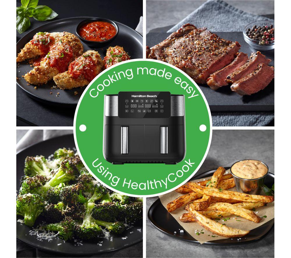HAMILTON BEACH HealthyCook HB4006 Air Fryer - Black & Silver