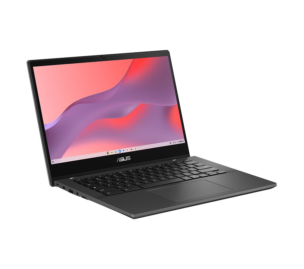 ASUS CM14 Flip 14" 2 in 1 Chromebook - MediaTek Kompanio 520, 128 GB eMMC, Grey