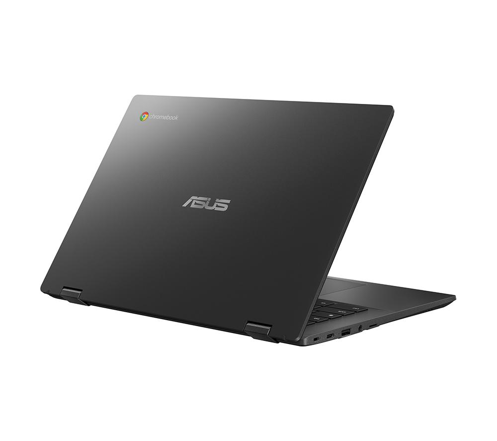 ASUS CM14 Flip 14" 2 in 1 Chromebook - MediaTek Kompanio 520, 128 GB eMMC, Grey