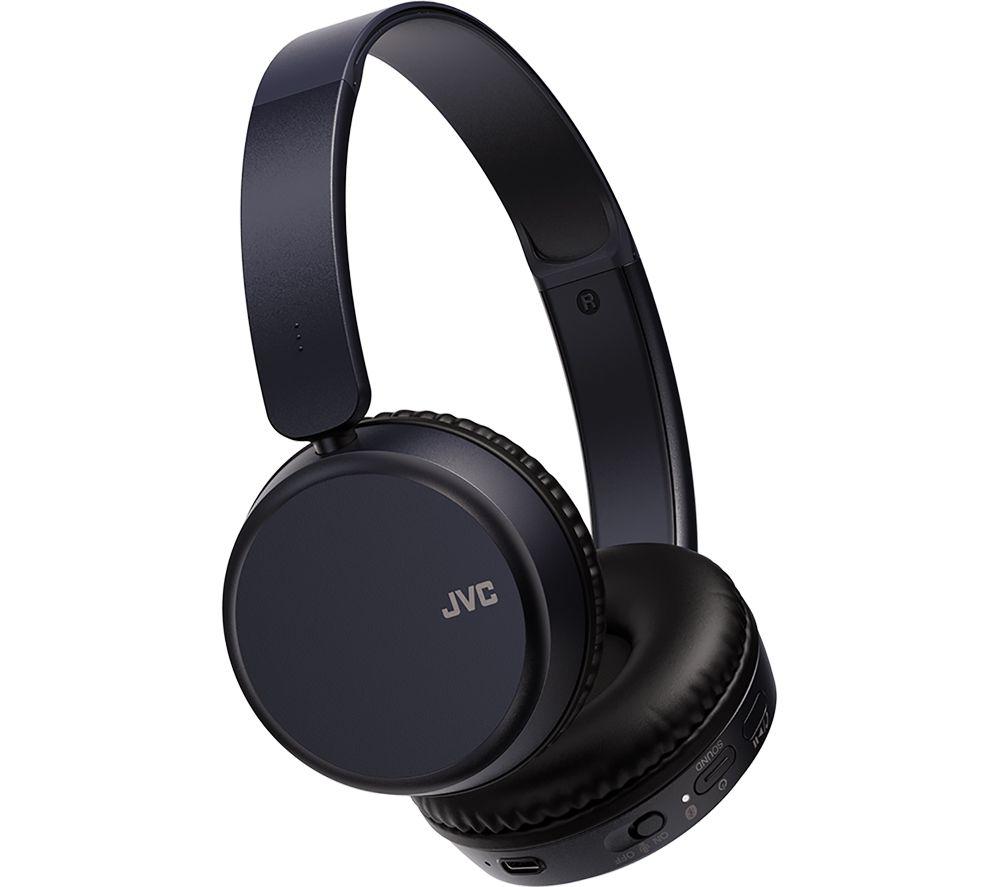 JVC HA-S36W-A-U Wireless Bluetooth Headphones - Blue