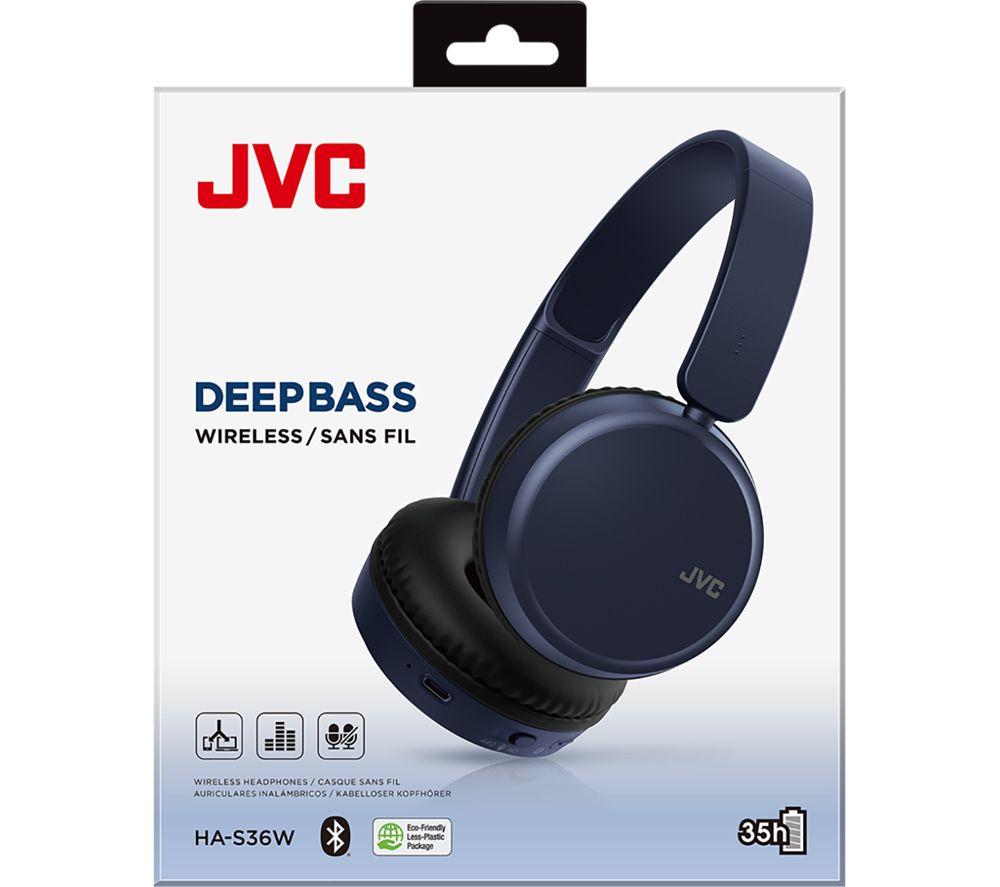 JVC HA-S36W-A-U Kabellose Bluetooth Kopfhörer – Blau