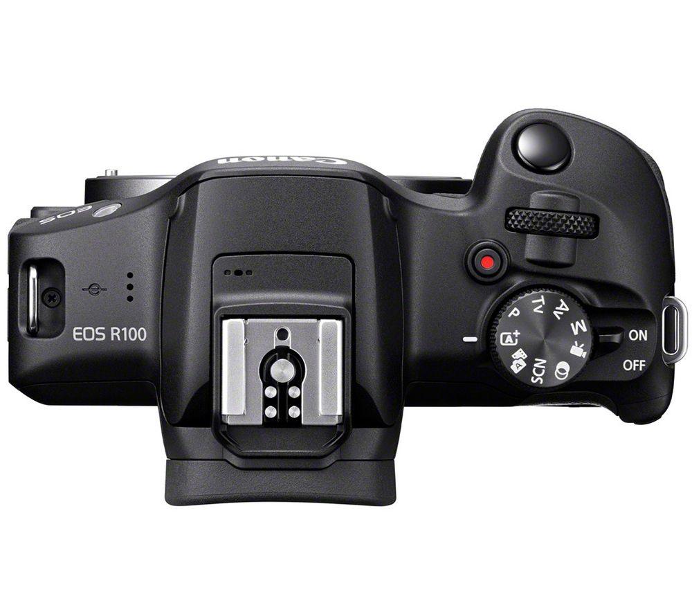 CANON EOS R100 Mirrorless Camera with RF-S 18-45 mm f/4.5-6.3 IS STM & 55-210 mm f/5-7.1 IS STM Lens