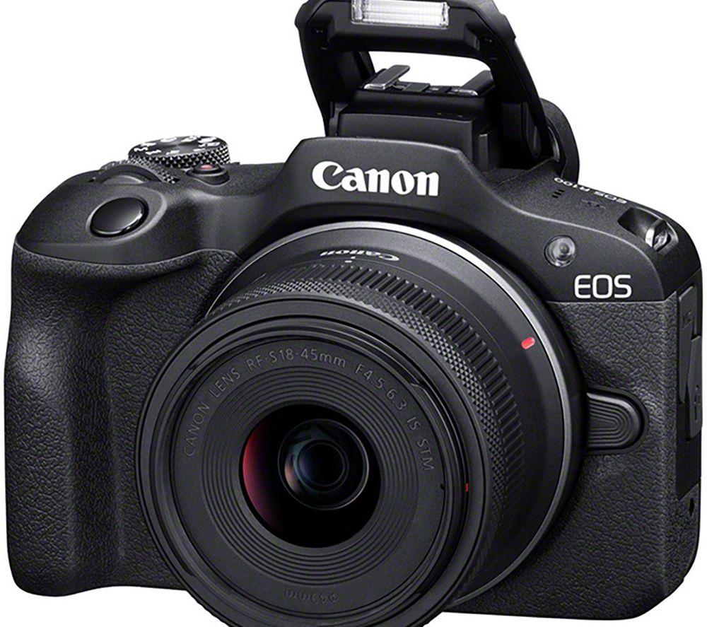 CANON EOS R100 Mirrorless Camera with RF-S 18-45 mm f/4.5-6.3 IS STM Lens