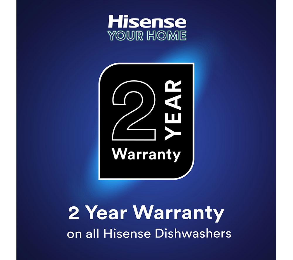 Lavavajillas totalmente integrado de tamaño completo HISENSE HV623D15UK