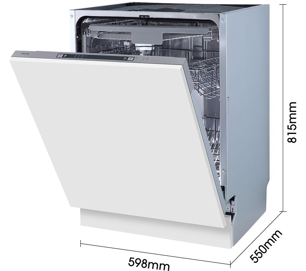 Lavavajillas totalmente integrado de tamaño completo HISENSE HV623D15UK