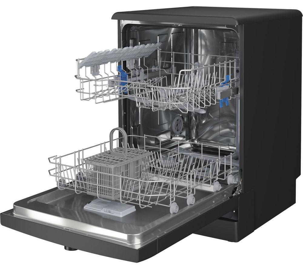 Lavavajillas de tamaño completo INDESIT D2FHK26BUK - Negro