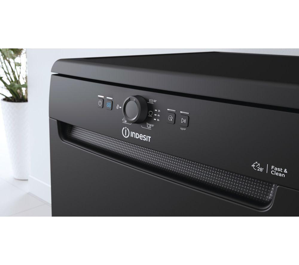 Lavavajillas de tamaño completo INDESIT D2FHK26BUK - Negro