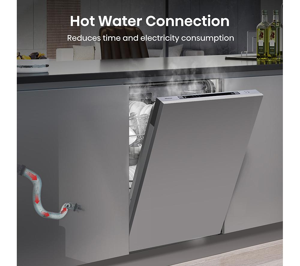 HISENSE HV523E15UK Schlanker vollintegrierbarer Geschirrspüler