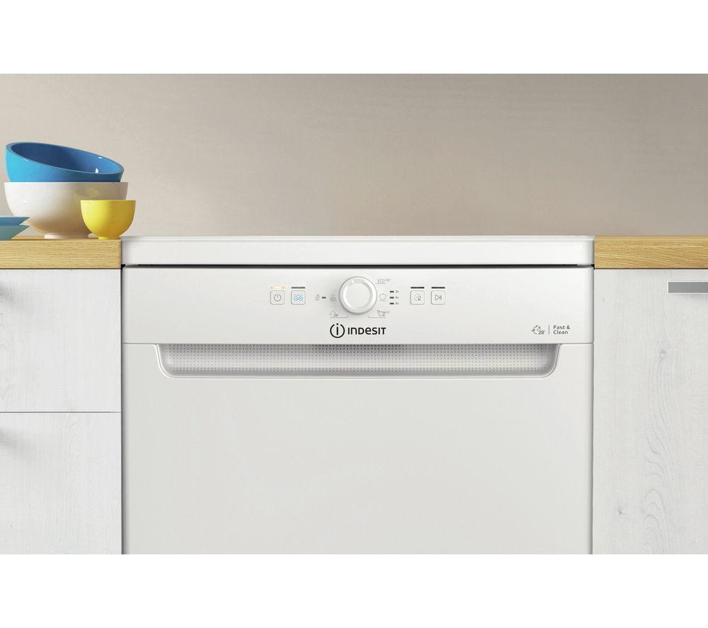 Lavavajillas INDESIT D2FHK26UK de tamaño completo - Blanco