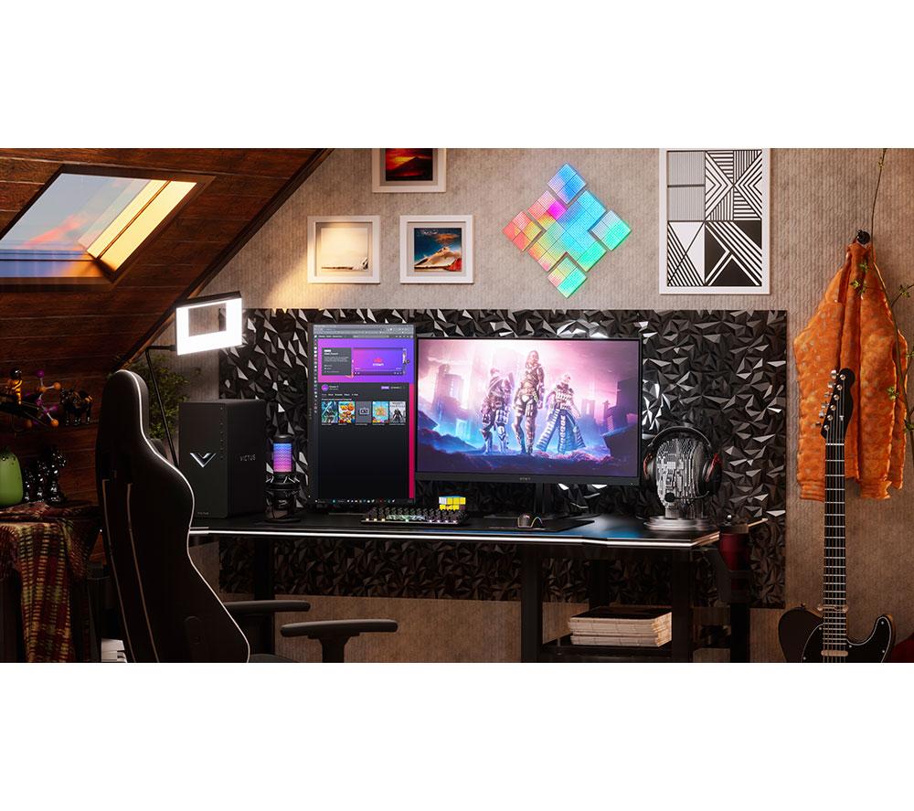 HP OMEN 24 Gaming Monitor, 24" FHD 165 Hz, IPS LCD - Black