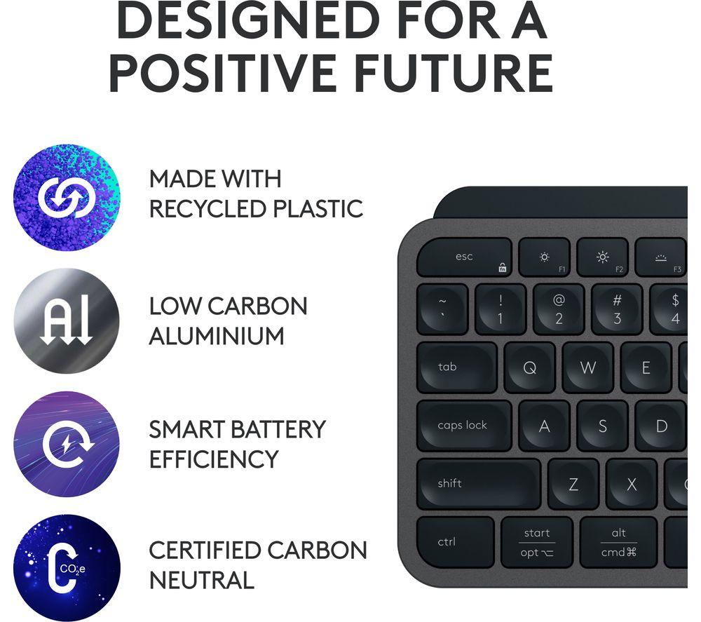 Teclado inalámbrico Logitech MX Keys S Plus - Negro