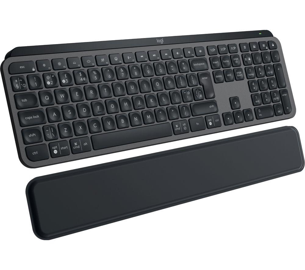 LOGITECH MX Keys S Plus Wireless Keyboard - Black