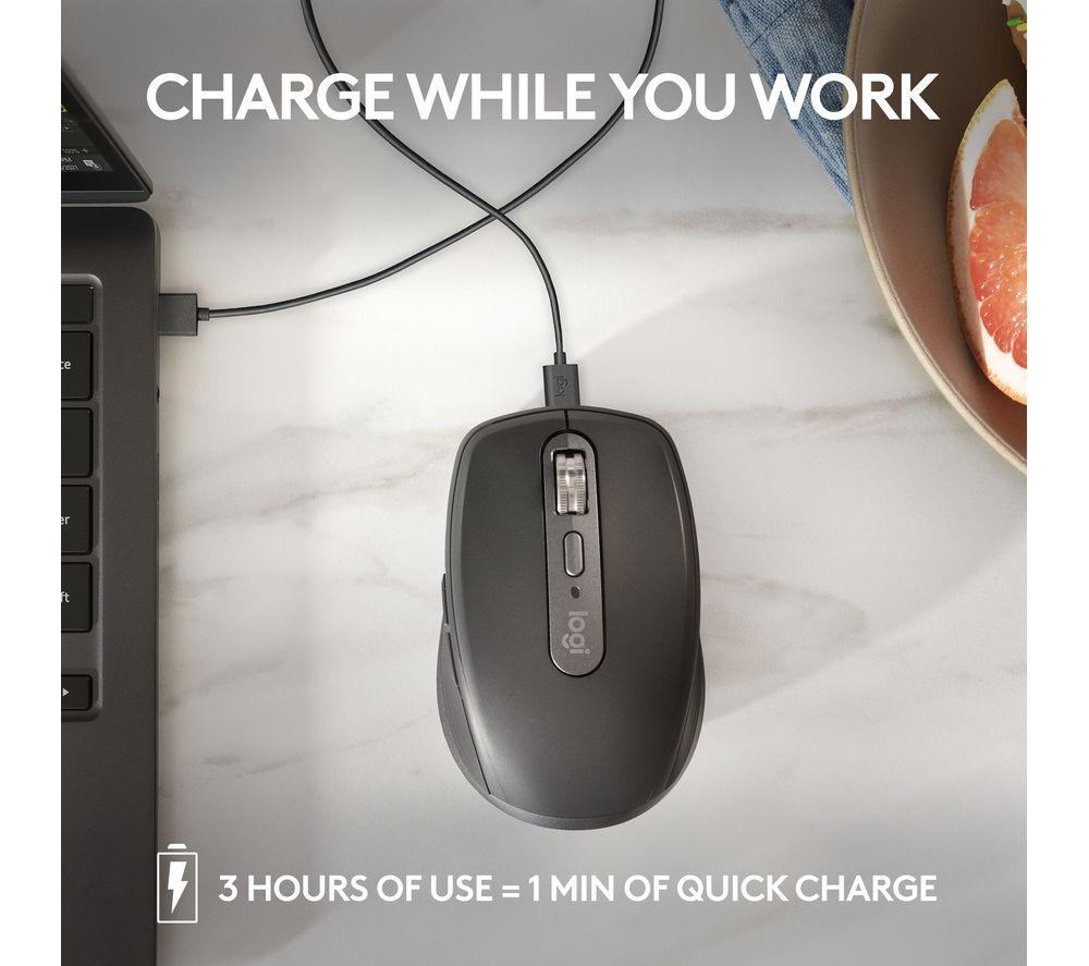 Ratón inalámbrico Logitech MX Anywhere 3S Darkfield - Grafito