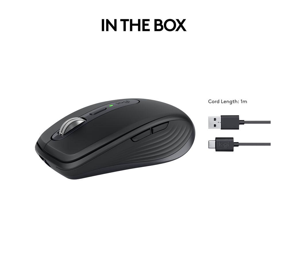 Ratón inalámbrico Logitech MX Anywhere 3S Darkfield - Grafito