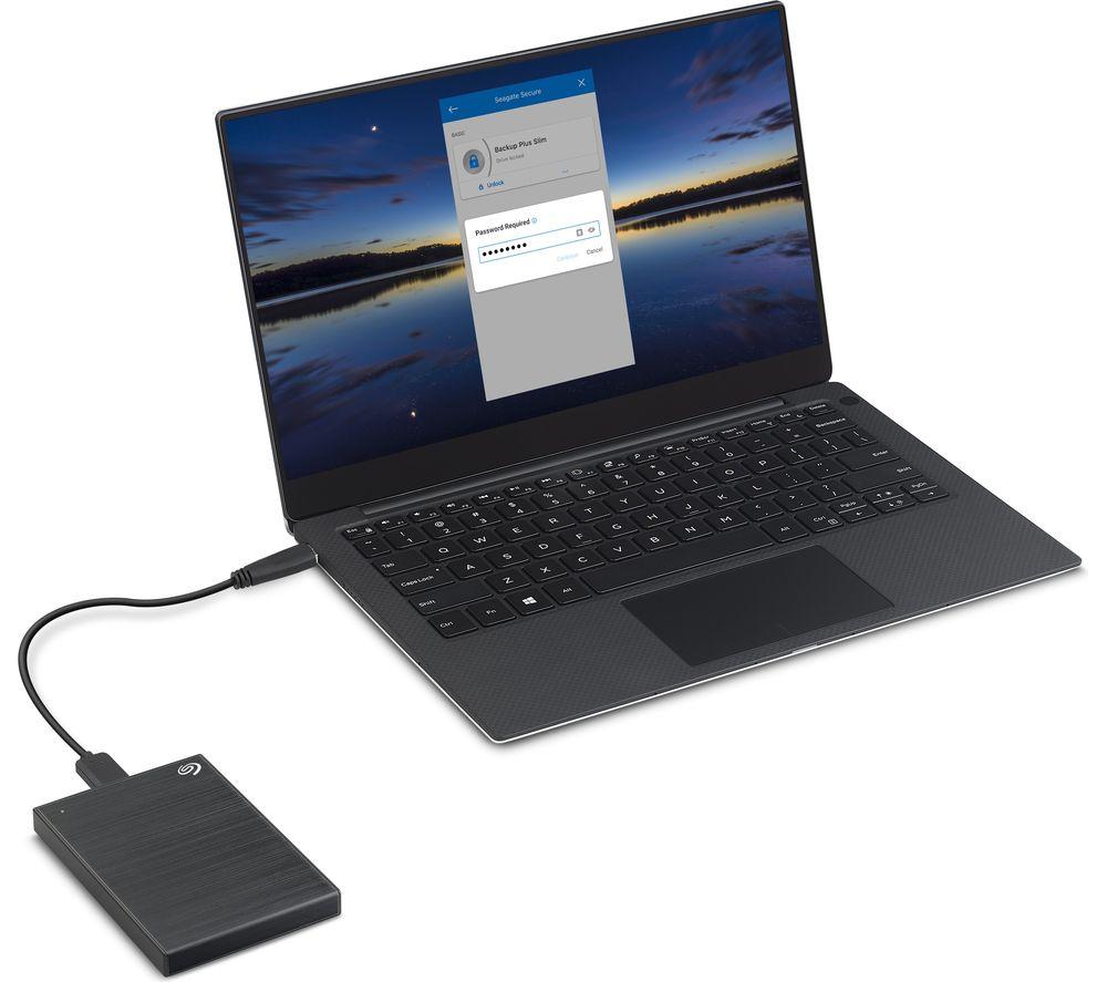 SEAGATE One Touch Portable Hard Drive - 1 TB, Black