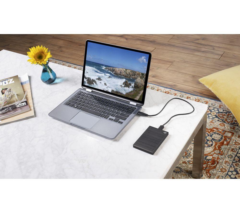 SEAGATE One Touch Portable Hard Drive - 1 TB, Black