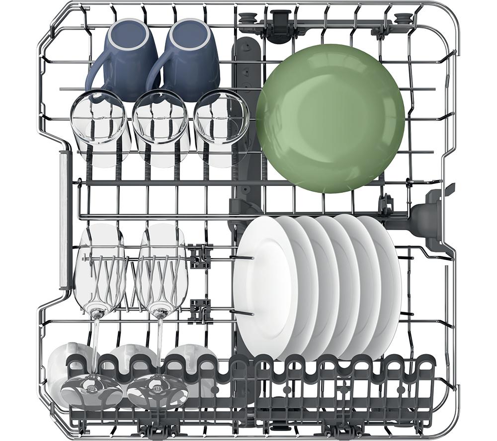 HOTPOINT Hydroforce H8I HP42 L UK Vollintegrierter Geschirrspüler in Standardgröße