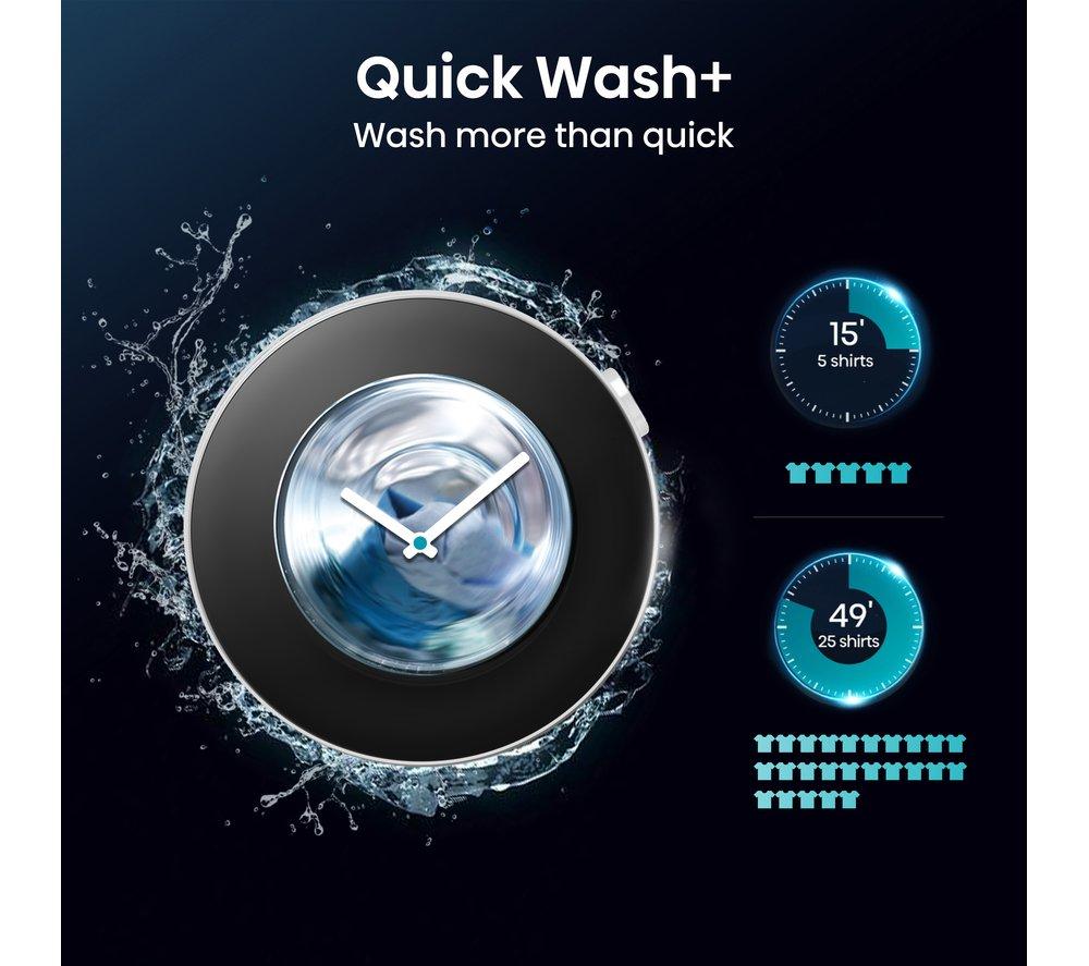 HISENSE Serie 5S Lavadora Secadora con Dosificación Automática WD5S1245BW con WiFi de 12 kg - Blanca