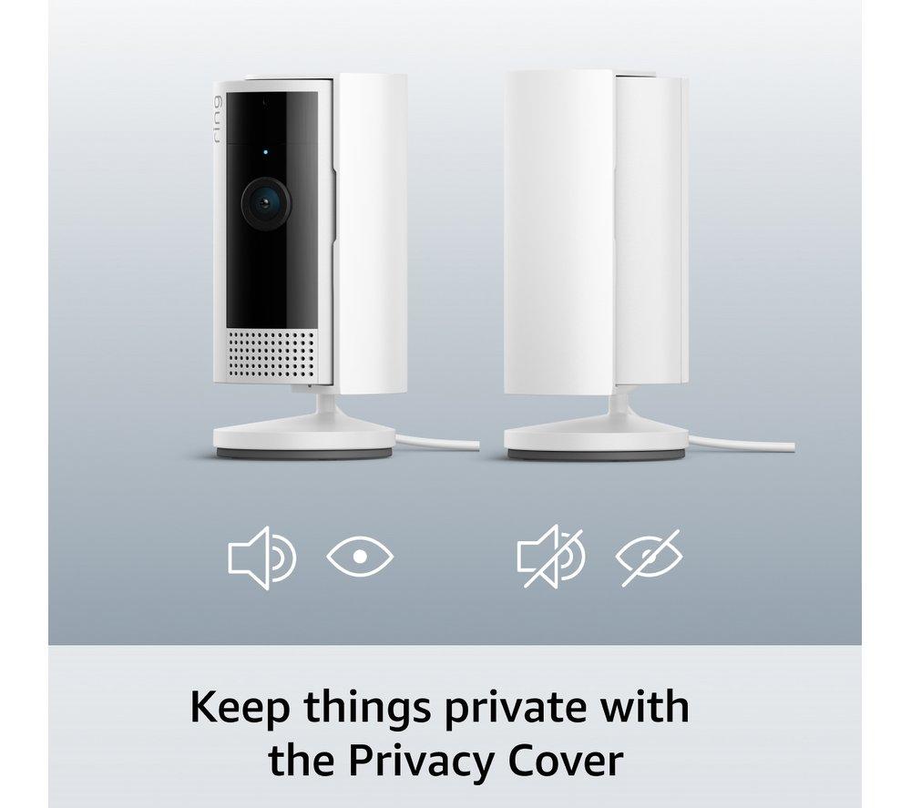 RING Indoor Camera (2nd Gen) Full HD 1080p WiFi Security Camera - 2 Cameras, White