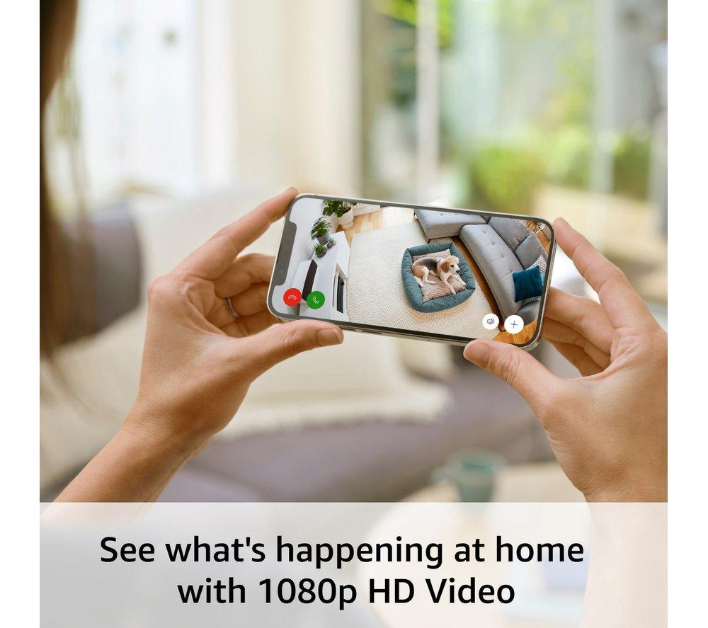 RING Indoor Camera (2nd Gen) Full HD 1080p WiFi Security Camera - 2 Cameras, White