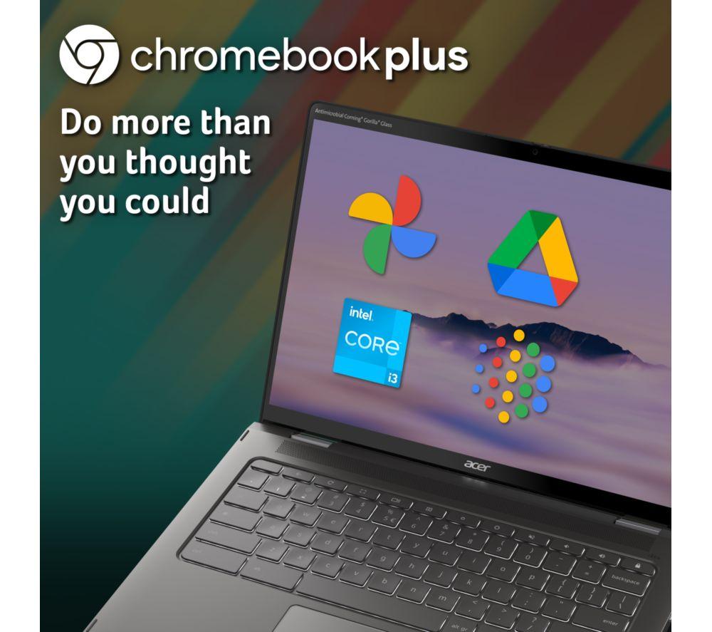 ACER Spin 714 14" 2 in 1 Chromebook - Intel® Core™ i3, 256 GB SSD, Grey