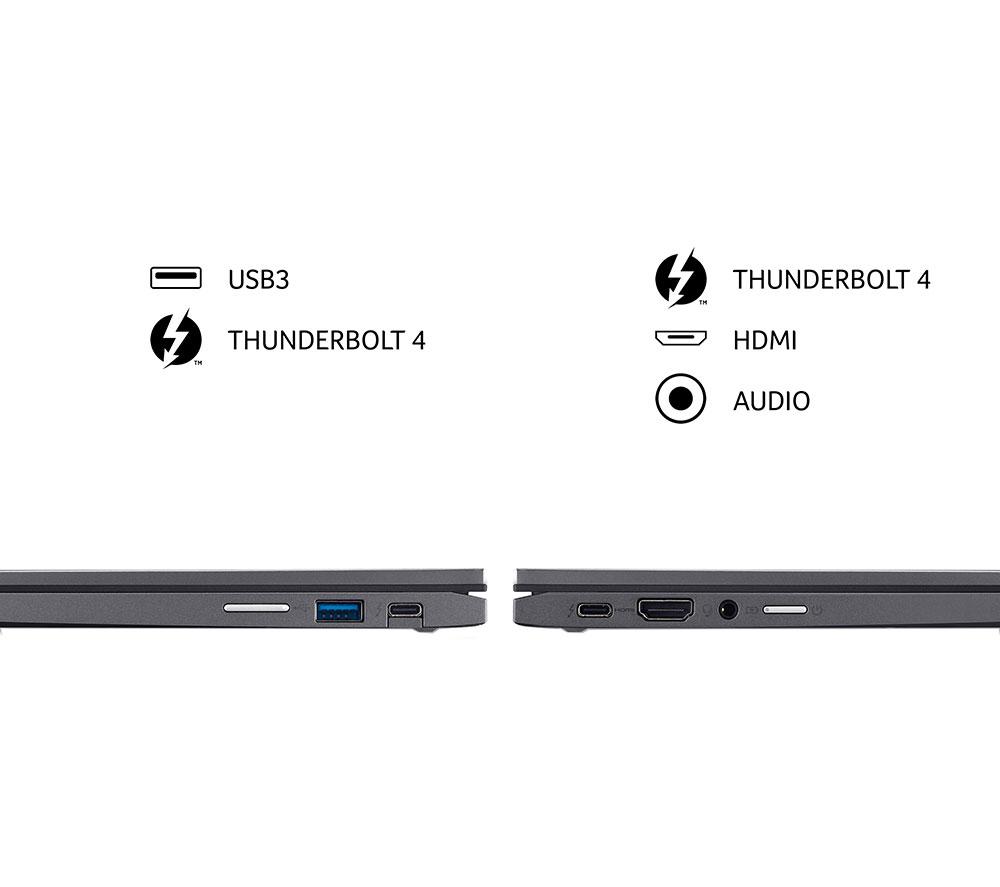 ACER Spin 714 14" 2 in 1 Chromebook - Intel® Core™ i3, 256 GB SSD, Grey