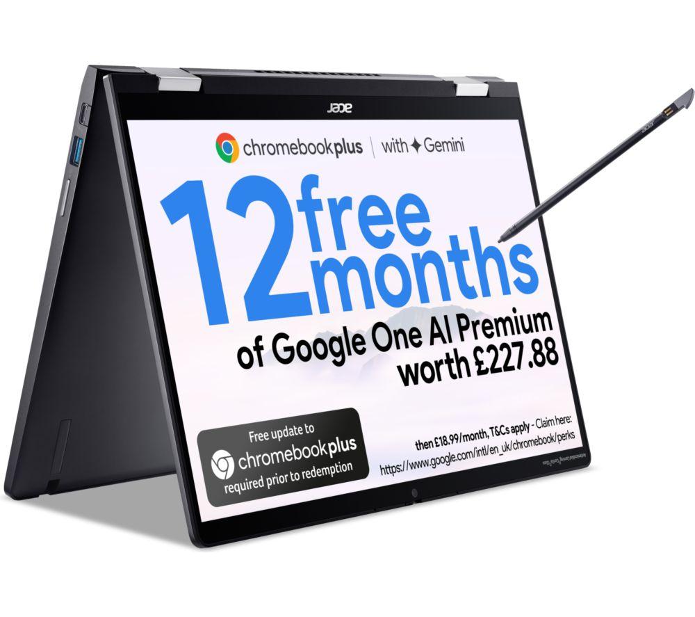 ACER Spin 714 14" 2 in 1 Chromebook - Intel® Core™ i3, 256 GB SSD, Grey