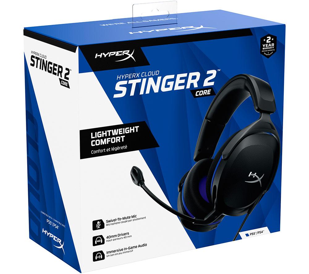 HYPERX Cloud Stinger 2 Core Wired Gaming Headset PS4 | PS5 - Black