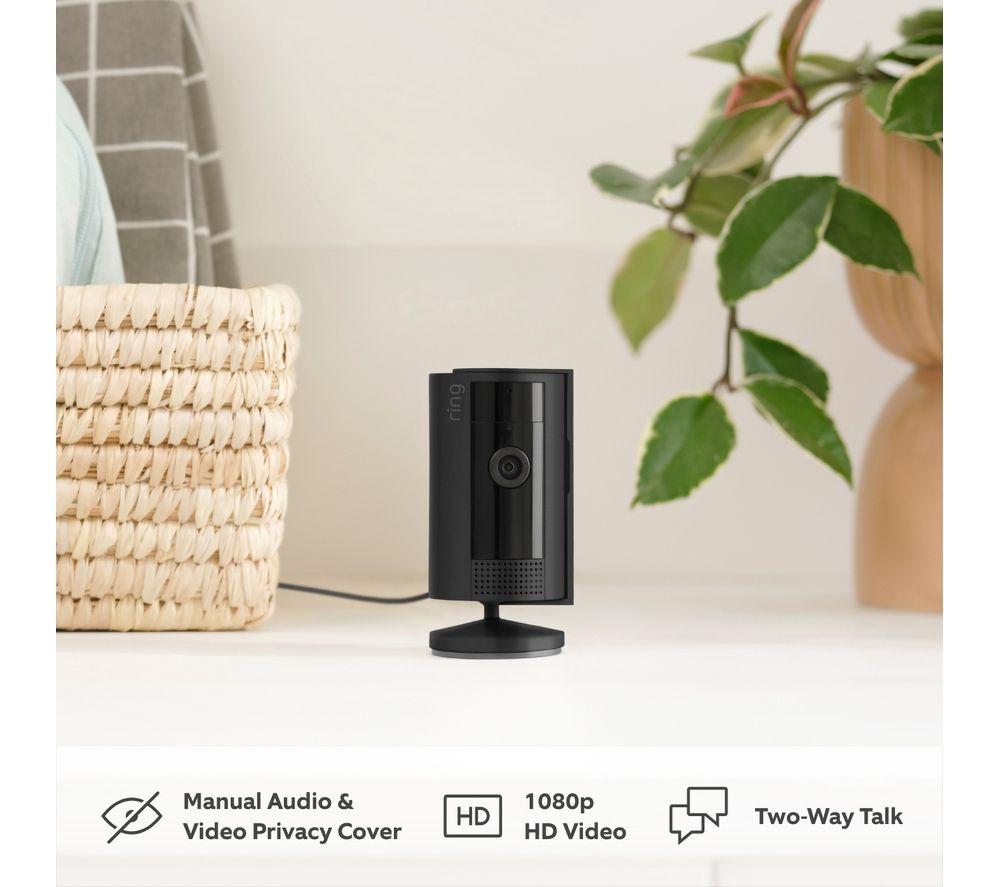 RING Indoor Camera (2nd Gen) Full HD 1080p WiFi Security Camera - 2 Cameras, Black
