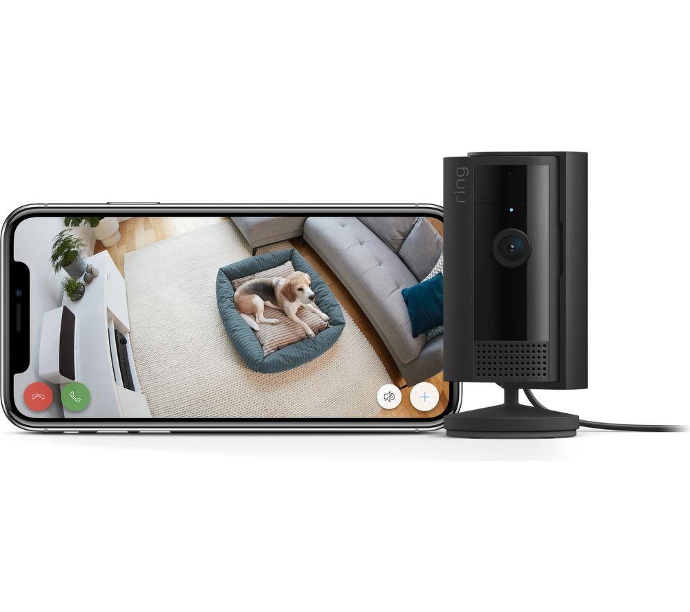 RING Indoor Camera (2nd Gen) Full HD 1080p WiFi Security Camera - 2 Cameras, Black