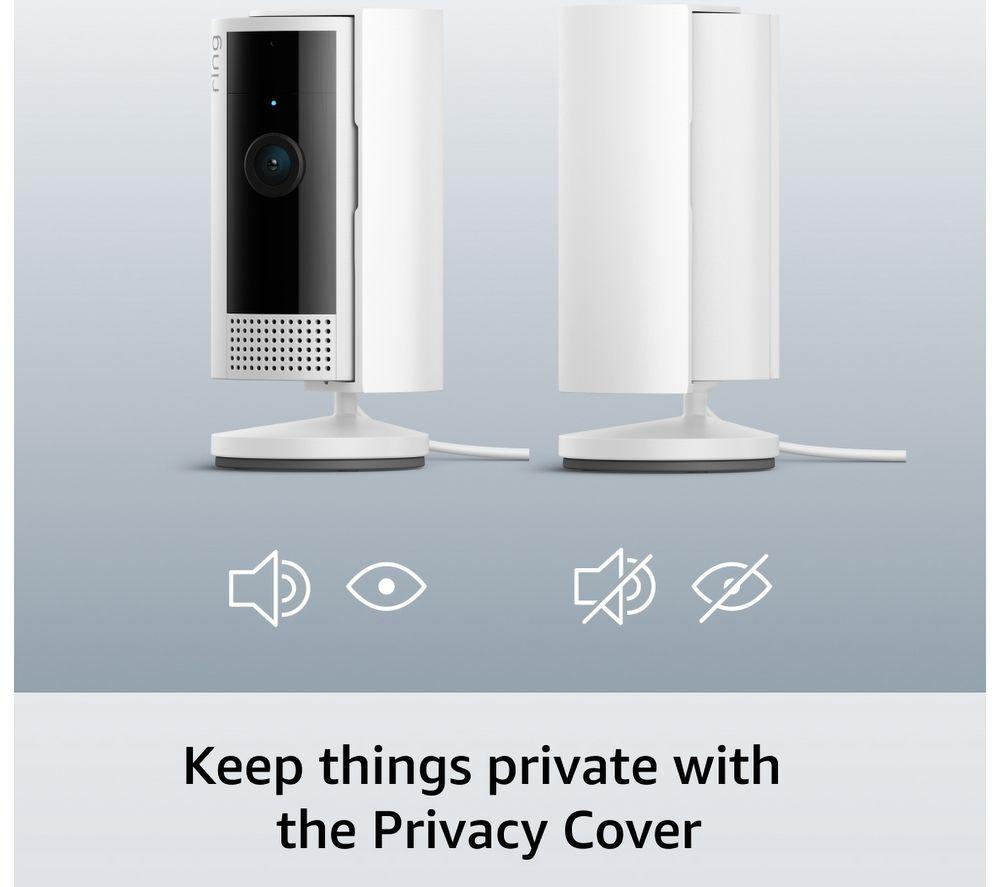 RING Indoor Camera (2nd Gen) Full HD 1080p WiFi Security Camera - 2 Cameras, Black