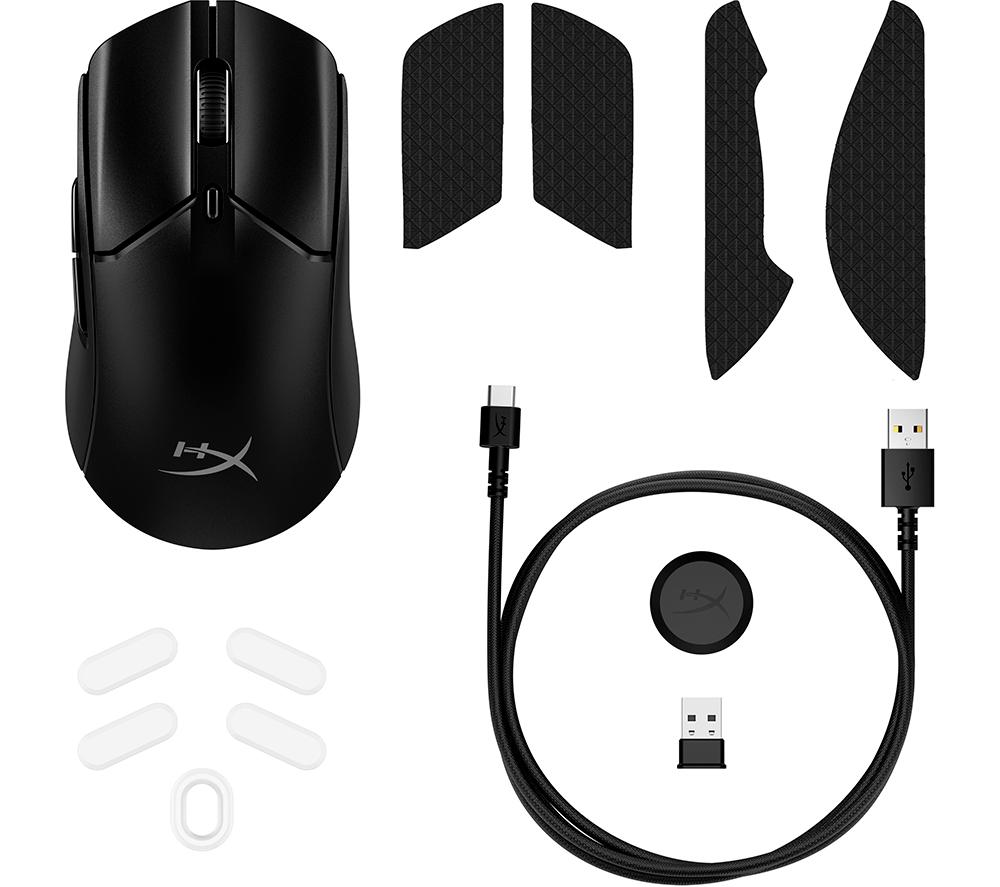 HYPERX Pulsefire Haste 2 Kabellose Gaming-Maus | RGB | Programmierbare Tasten – Schwarz