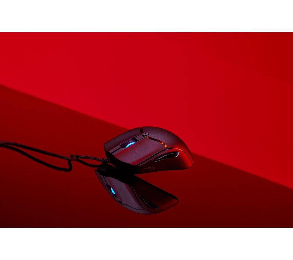 Ratón para juegos con cable HYPERX Pulsefire Haste 2 | RGB | 6 botones programables - Negro