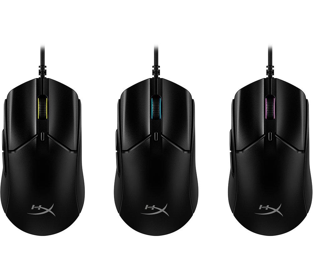 Ratón para juegos con cable HYPERX Pulsefire Haste 2 | RGB | 6 botones programables - Negro