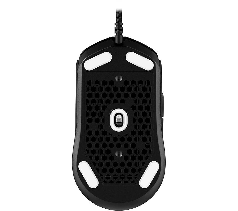 Ratón para juegos con cable HYPERX Pulsefire Haste 2 | RGB | 6 botones programables - Negro