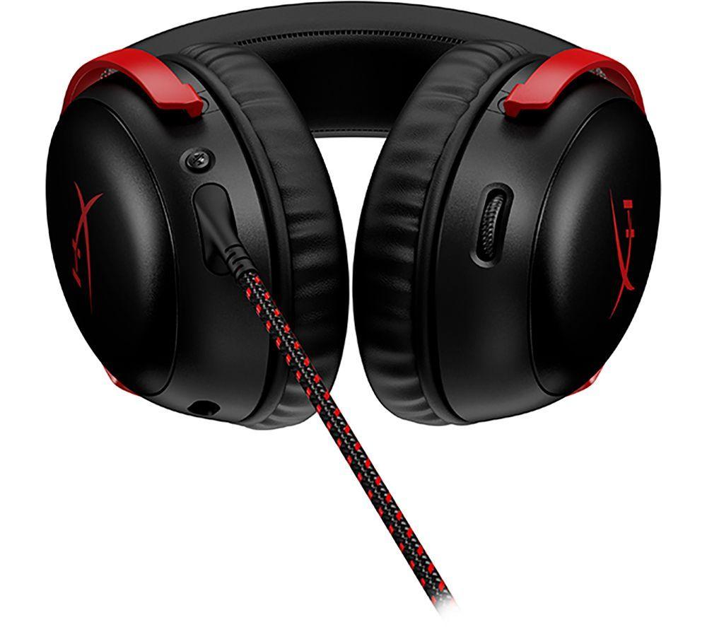 HYPERX Cloud III Gaming Headset (Black & Red) & Steam Wallet Card (£20) Bundle