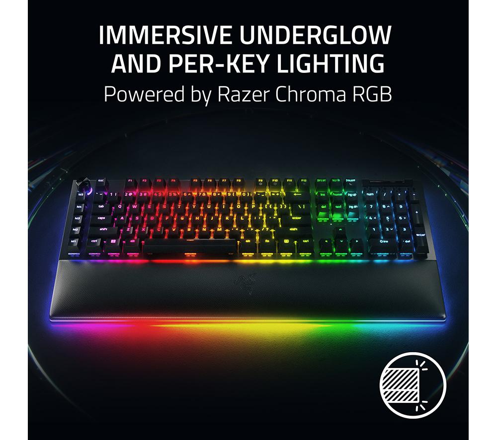 RAZER Blackwidow V4 Pro Mechanical Gaming Keyboard - Black