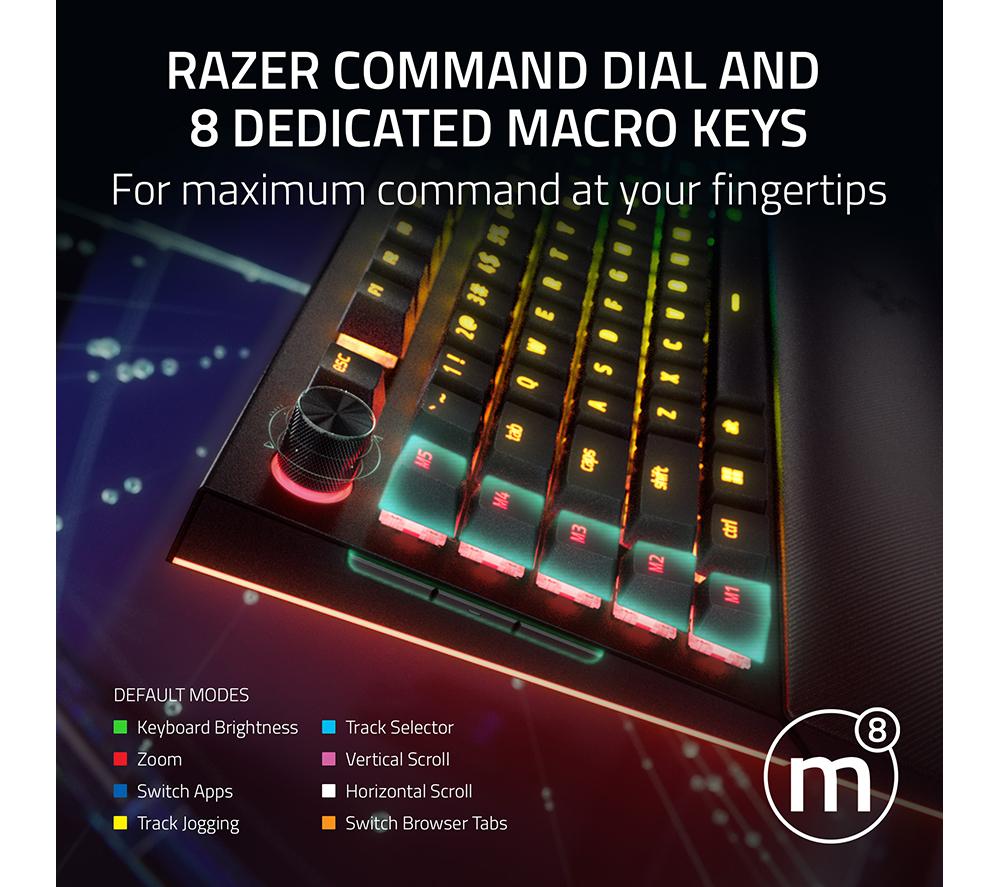 RAZER Blackwidow V4 Pro Mechanical Gaming Keyboard - Black