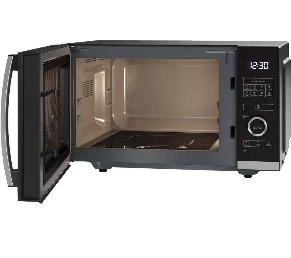 SHARP Quality Series YC-QS254AU-B Solo Microwave - Black