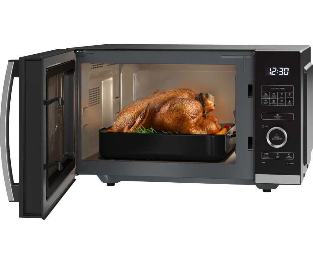 Microondas individual SHARP Quality Series YC-QS254AU-B - Negro
